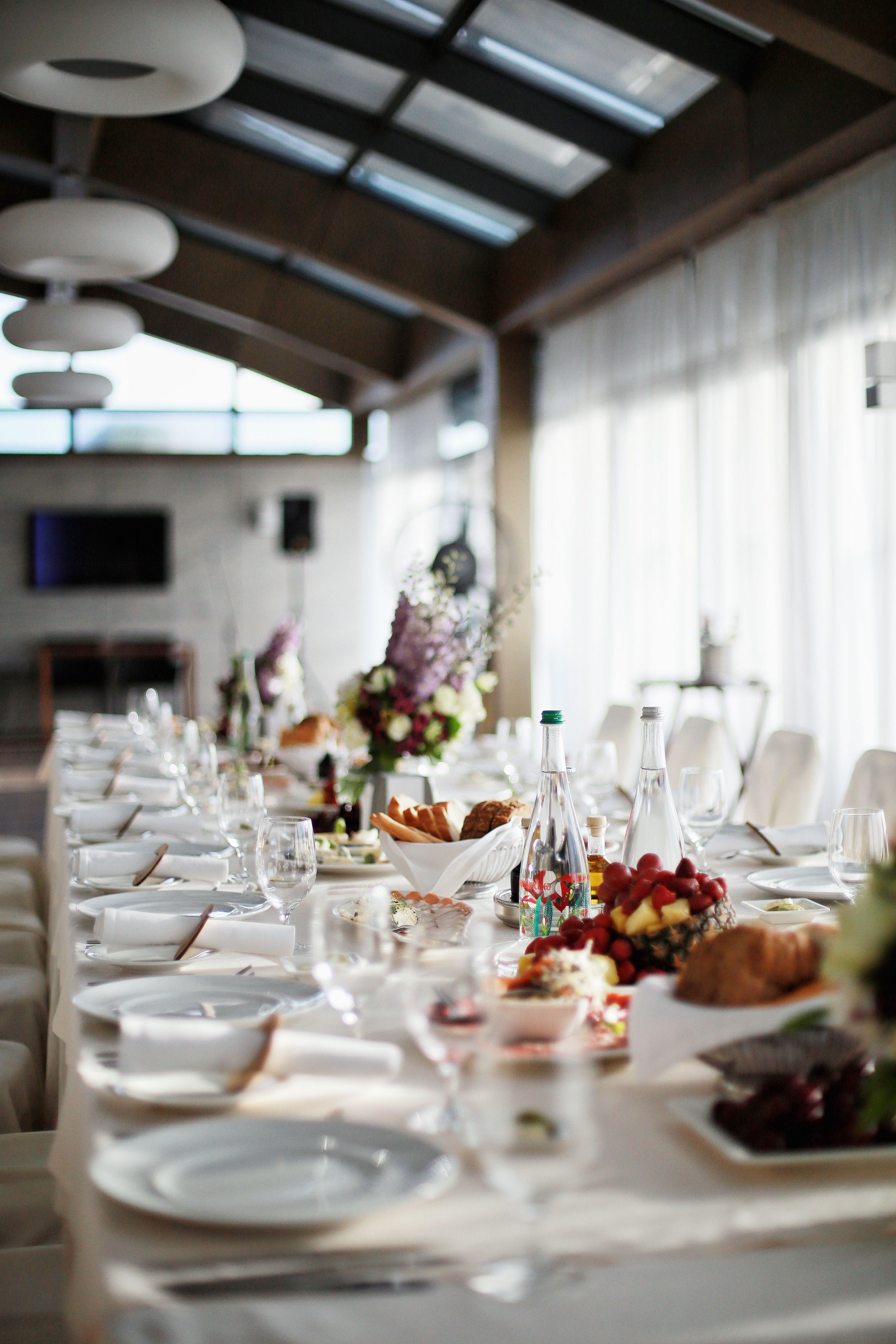 Chef hosting a private corporate dining event