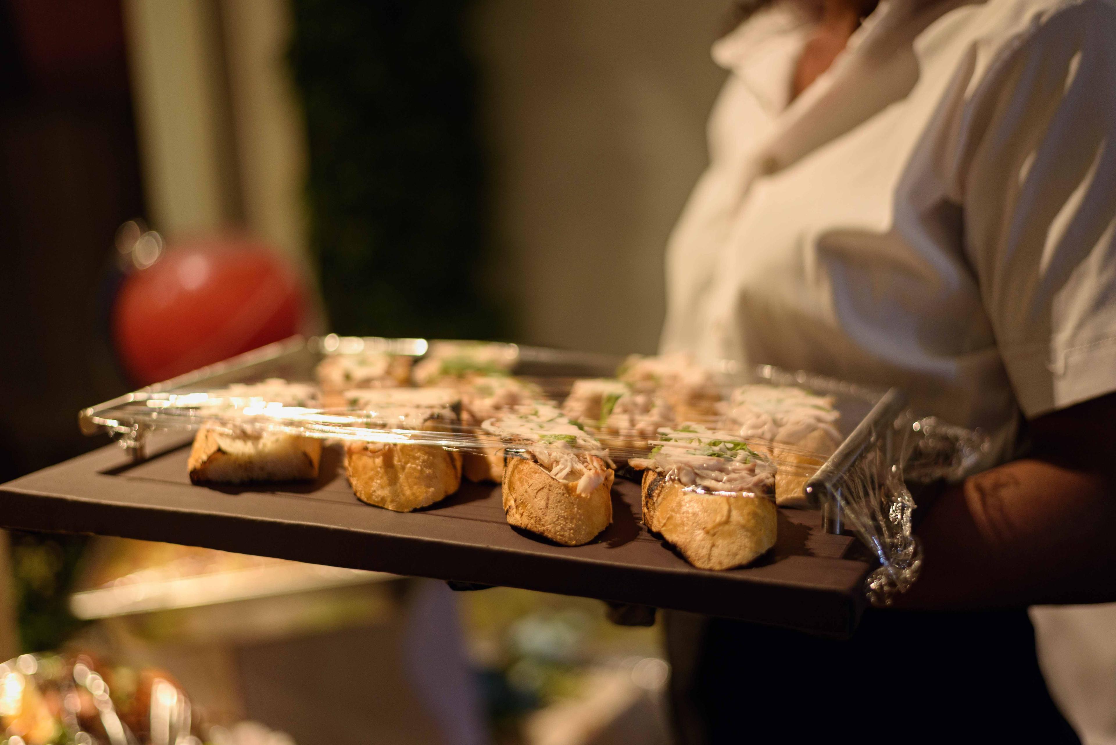 Chef catering a large celebration event